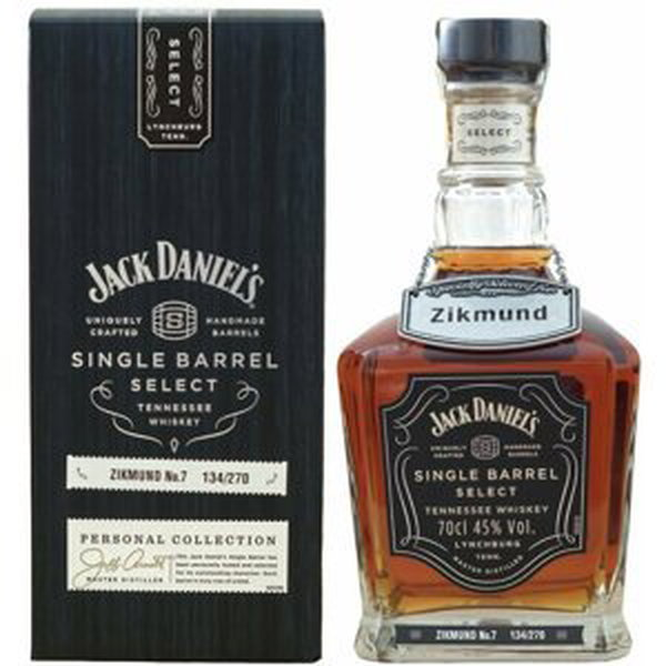 Jack Daniel's Single Barrel Select Zikmund No.7 0,7l 45% L.E.