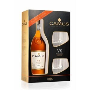 Camus Elegance VS 0,7l 40% + 2x sklo GB