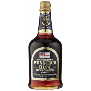 Pusser´s Rum Gunpowder Proof Black Label 54,5 % 0,7 l