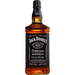 Jack Daniel´s Jack Daniel's Black 40 % 1 l + ČEPICE ZDARMA