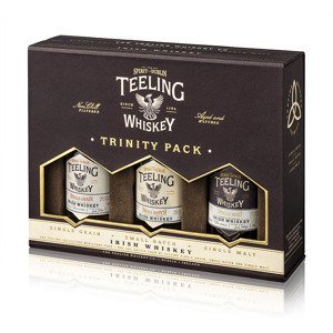 Teeling Whiskey Trinity Pack 46 % 3 x 0,05 l