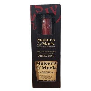 Maker's Mark Whisky Sour se skleničkou 45 % 0,7 l