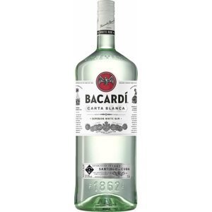 Bacardí Bacardi Carta Blanca 37,5 % 1,5 l