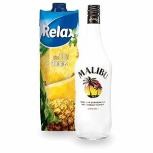Malibu 1l + Relax Ananas 1l