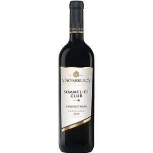 Víno Mikulov Sommelier Club Zweigeltrebe 2018 pozdní sběr 0.75l