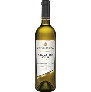 Víno Mikulov Sommelier Club Veltlínské zelené 2021 výběr z hroznů 0.75l