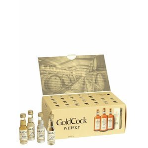 GOLDCOCK Whisky Degustační kalendář whisky GOLDCOCK 24 x 0,02l