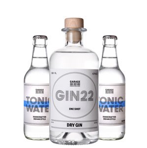 Garage 22 Garage Gin 22 42% 0,5l + Garage tonic water