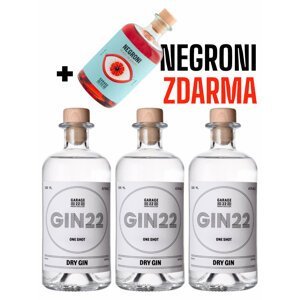 3x Garage 22 Gin22 + Negroni Zdarma