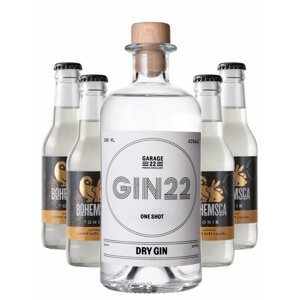 Garage 22 Garage Gin 22 42% 0,5l + Bohemsca toniky ZDARMA