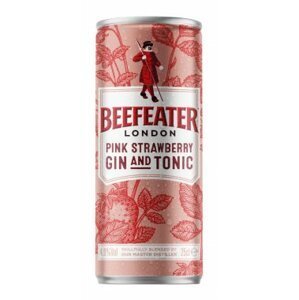 BEEFEATER PINK STRAWBERRY GIN AND TONIC 4,9 % 250 ml